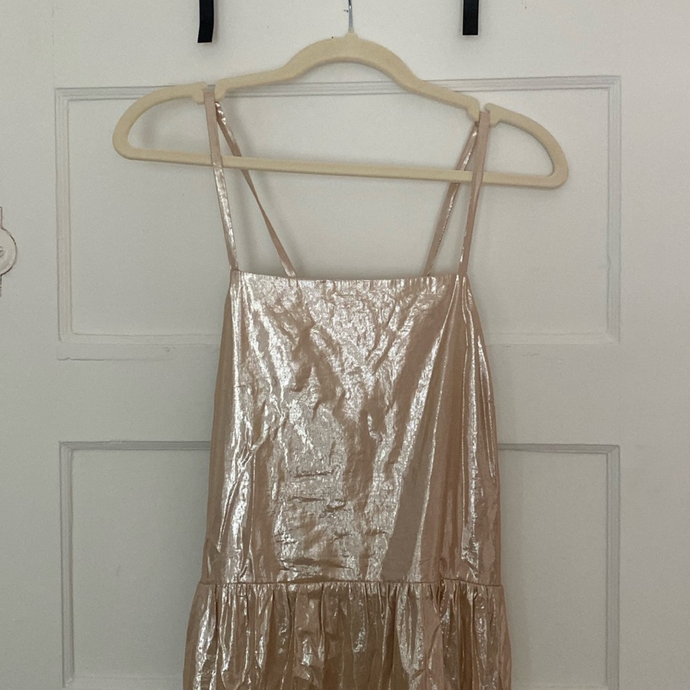 Gold Tiered GAP Dress